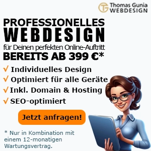 Banner Webdesign Angebot